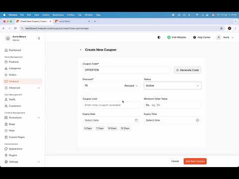 How to Set Up Discount Codes